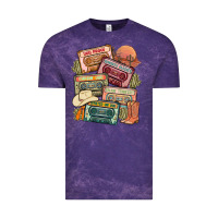 Cloud Purple country cassette tapes Vintage Tee - MaliasSmallBusiness
