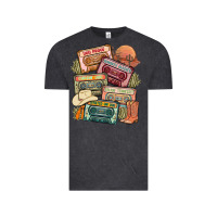 Vintage Black country cassette tapes Vintage Tee - MaliasSmallBusiness