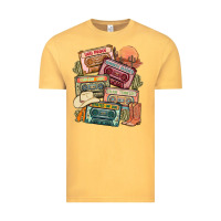 Vintage Mustard country cassette tapes Vintage Tee - MaliasSmallBusiness