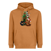 Meerkat heifer cow gnomies christmas tree Heavyweight Hoodie - CowGirlArtShop