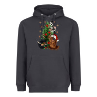 Smoke heifer cow gnomies christmas tree Heavyweight Hoodie - CowGirlArtShop