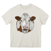 Cream simmental Heavy Core Tee - JahusDesignShop