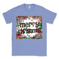 Colony Blue merry Christmas Classic Tee - CowhideDigitalArt
