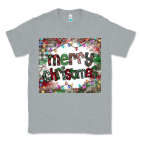 Heather Grey merry Christmas Classic Tee - CowhideDigitalArt