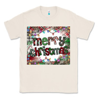 Natural merry Christmas Classic Tee - CowhideDigitalArt