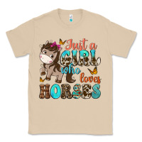 Mushroom just a girl who loves horses Classic Tee - NancyCooperArtShop