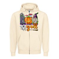 Sandshell Boo Y'all Zipper Hoodie - texasbilliewilder
