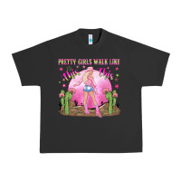 Pigment Black pretty girls walk like this this Urban Heavy Tee - NancyCooperArtShop