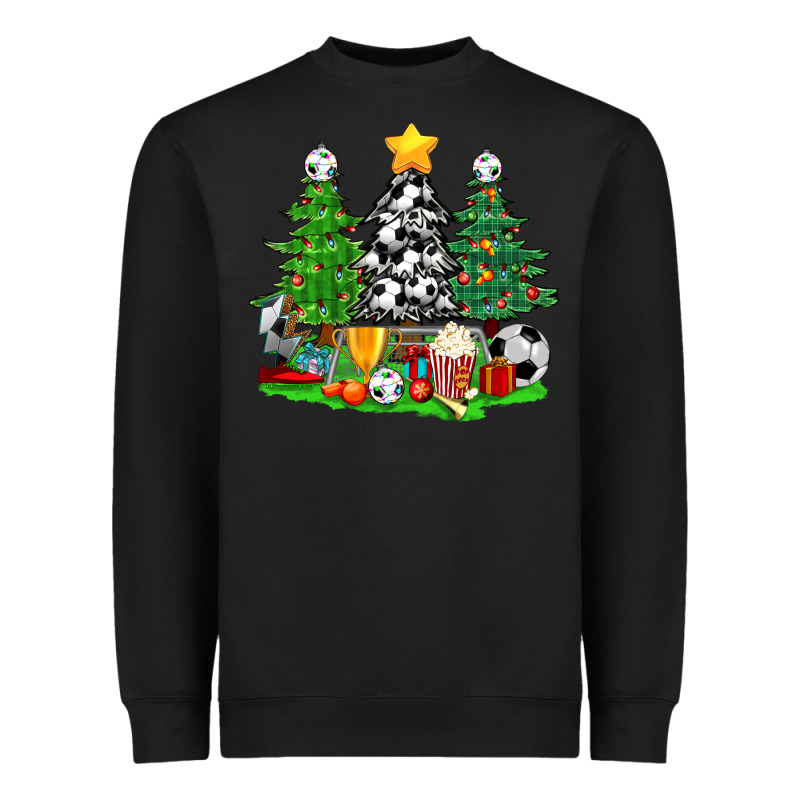 Christmas With Soccer Trees Heavyweight Sweatshirt by BundleAndBundleShop | Teevron