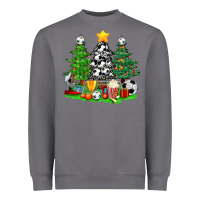 Storm Christmas With Soccer Trees Heavyweight Sweatshirt - BundleAndBundleShop