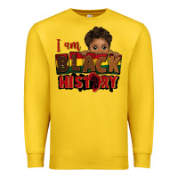 Lemon i am black history black boy peekaboo juneteenth Premium Sweatshirt - CowGirlArtShop