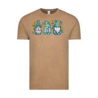 Vintage Coffee sunflower gnomes Vintage Tee - MaliasSmallBusiness
