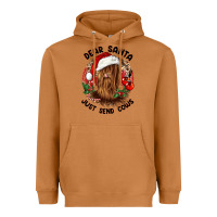 Meerkat dear santa just send cows Heavyweight Hoodie - CowGirlArtShop