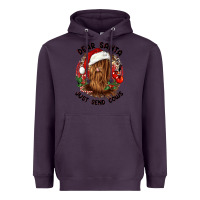 Plum dear santa just send cows Heavyweight Hoodie - CowGirlArtShop