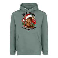 Sage dear santa just send cows Heavyweight Hoodie - CowGirlArtShop