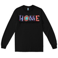 Black home of the because of the brave Long Sleeve Tee - JahusDesignShop