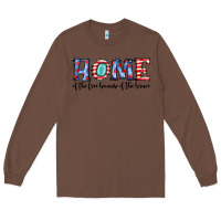 Chestnut home of the because of the brave Long Sleeve Tee - JahusDesignShop