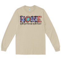 Mushroom home of the because of the brave Long Sleeve Tee - JahusDesignShop