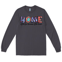 Smoke home of the because of the brave Long Sleeve Tee - JahusDesignShop