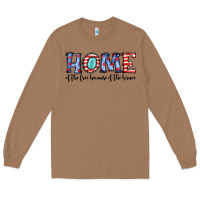 Toasted Coconut home of the because of the brave Long Sleeve Tee - JahusDesignShop