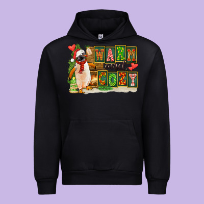 Warm And Cozy Penguin Urban Hoodie Designed By Fadigitalartstudio