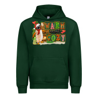 Forest Green Warm And Cozy Penguin Urban Hoodie - FaDigitalArtStudio