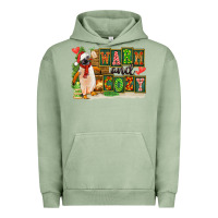 Pigment Oil Green Warm And Cozy Penguin Urban Hoodie - FaDigitalArtStudio