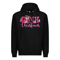 Black pink christmas Premium Hoodie - CowGirlArtShop
