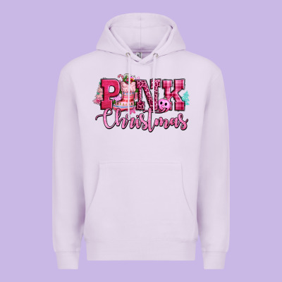 Pink Christmas Premium Hoodie Designed By Cowgirlartshop