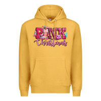 Mustard pink christmas Premium Hoodie - CowGirlArtShop