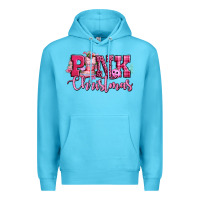 Ocean Blue pink christmas Premium Hoodie - CowGirlArtShop