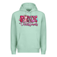 Seafoam pink christmas Premium Hoodie - CowGirlArtShop