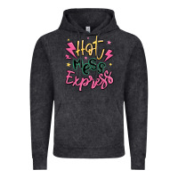 Vintage Black hot mess express Vintage Hoodie - MaliasSmallBusiness