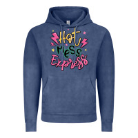 Vintage Denim hot mess express Vintage Hoodie - MaliasSmallBusiness