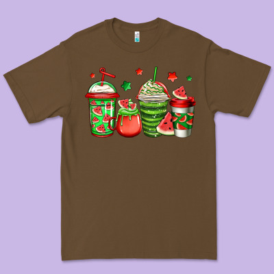 Watermelon Coffee Premium Tee Designed By Jasminsmagicworld