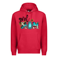 Cardinal girl mom Premium Hoodie - JahusDesignShop