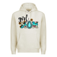 Oatmeal Heather girl mom Premium Hoodie - JahusDesignShop