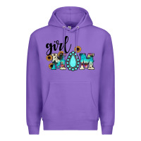 Purple girl mom Premium Hoodie - JahusDesignShop