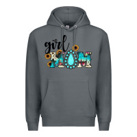 Rock girl mom Premium Hoodie - JahusDesignShop