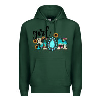 Sports Green girl mom Premium Hoodie - JahusDesignShop