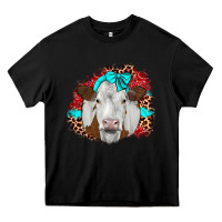 Black ribbon simmental leopard Heavy Core Tee - JahusDesignShop