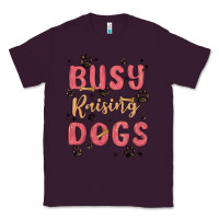 Plum busy raising dogs Classic Tee - MaliasSmallBusiness
