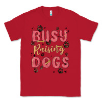 Red busy raising dogs Classic Tee - MaliasSmallBusiness