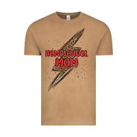 Vintage Camel homeschool mom lightning bolt Vintage Tee - MaliasSmallBusiness