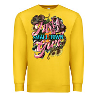Lemon Just a small town girl Premium Sweatshirt - HowdyJamesFarm