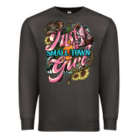 Smoke Just a small town girl Premium Sweatshirt - HowdyJamesFarm