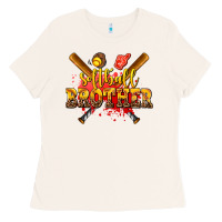 Bone softball brother Ladies Tee - AdoDesignShop
