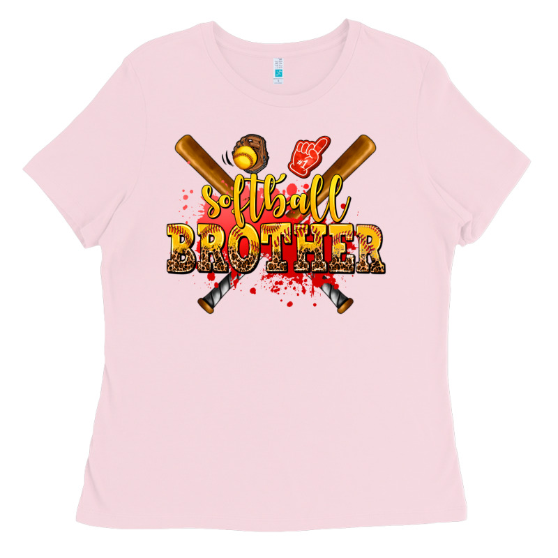 Softball Brother Ladies Tee by AdoDesignShop | Teevron