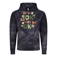 Cloud Black it's ok to not be ok Vintage Hoodie - MaliasSmallBusiness