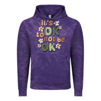 Cloud Purple it's ok to not be ok Vintage Hoodie - MaliasSmallBusiness